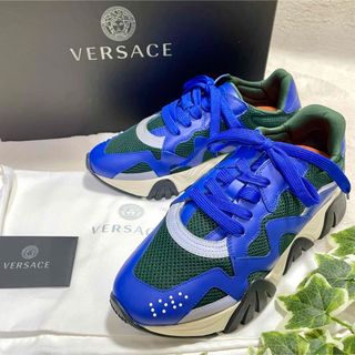 ヴェルサーチ(VERSACE)の箱付未使用 VERSACE ヴェルサーチ メデューサ スクアーロ スニーカー(スニーカー)