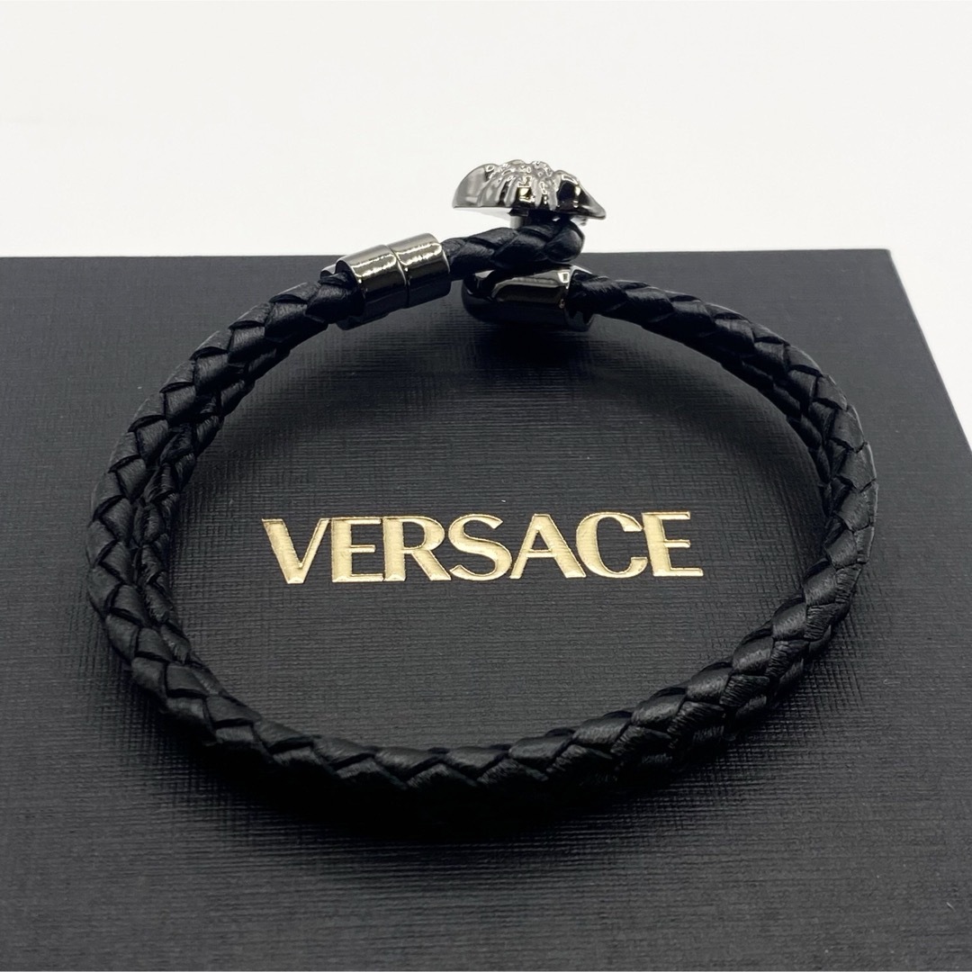 【史上最も激安】 新品未使用！送料込み★VERSACE★leather bracelet