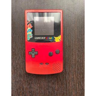 ニンテンドウ(任天堂)のゲームボーイカラー GAMEBOY COLOR レッド IPS液晶搭載(携帯用ゲーム機本体)