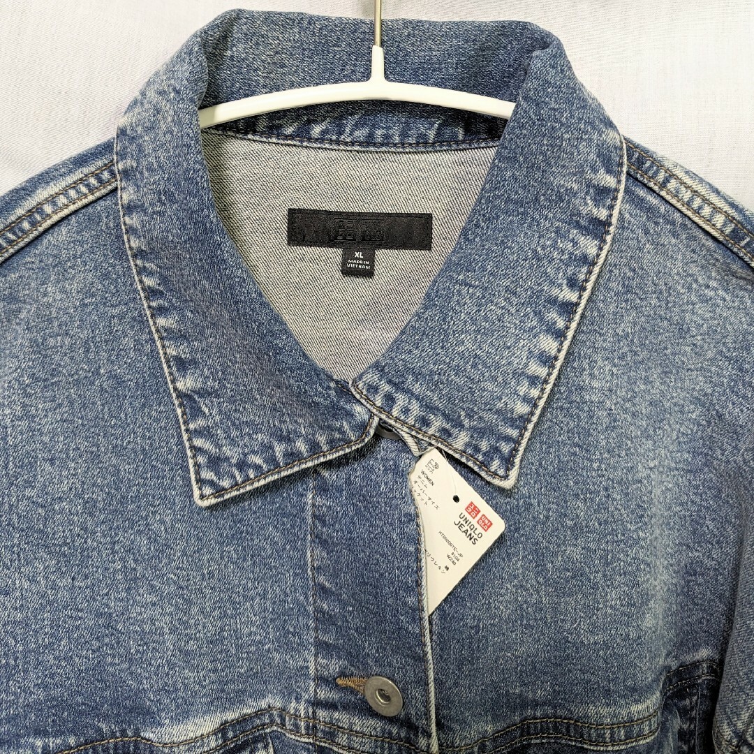 UNIQLO - 新品 未使用 ユニクロ デニムオーバーサイズジャケット UNIQLO - 新品 未使用 ユニクロ デニムオーバーサイズジャケット
