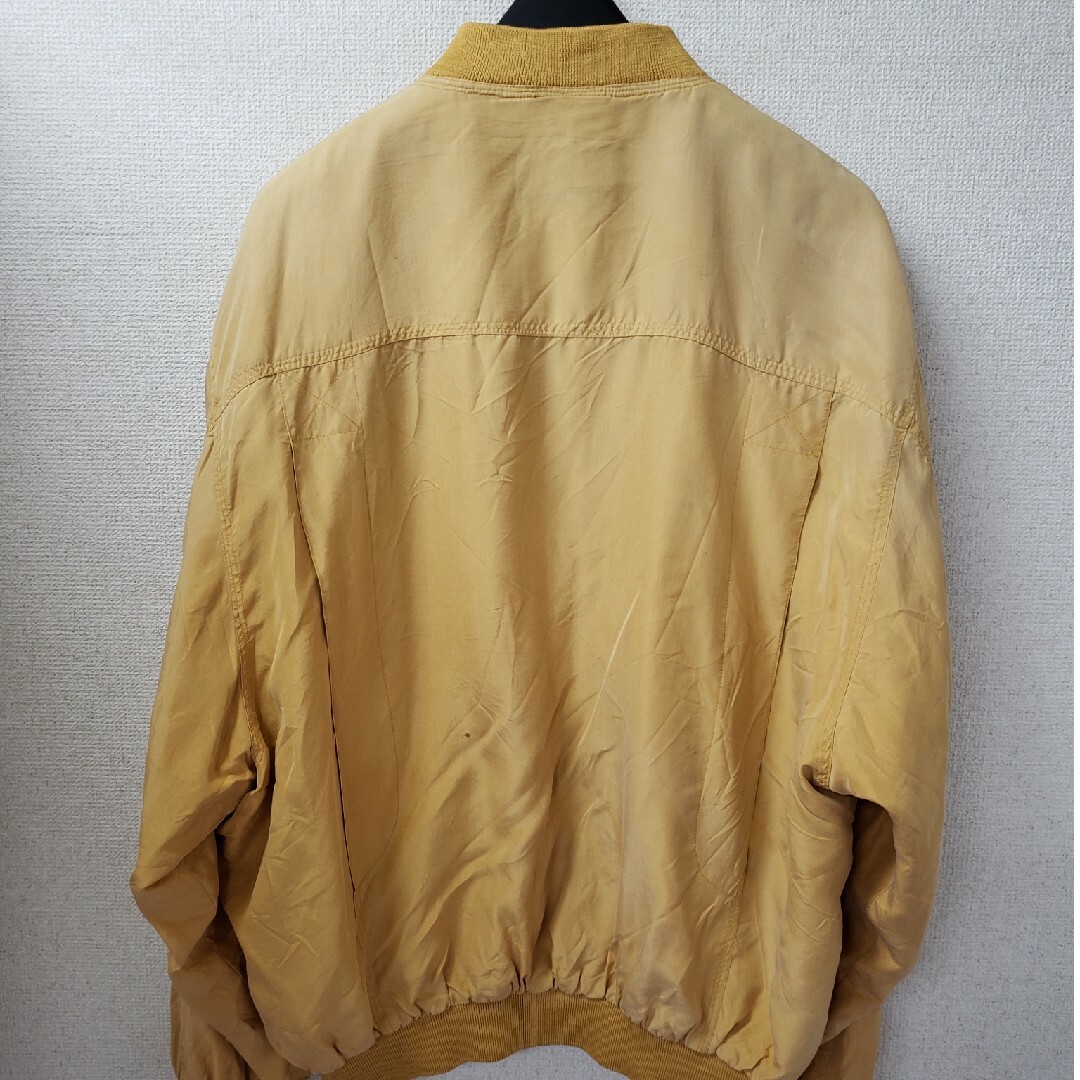 patagonia(パタゴニア)のVINTAGE SILK100% ZIP BLOUSON/古着シルク　ブルゾンM メンズのジャケット/アウター(ブルゾン)の商品写真