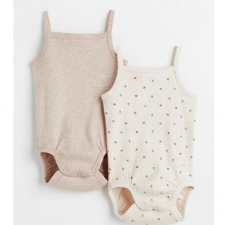 H&M キャミソールロンパース　2枚セット