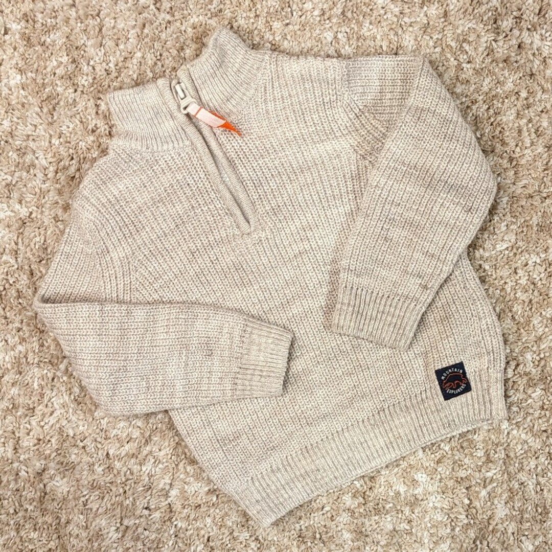 H&M(エイチアンドエム)のH&M コットン ニット セーター 90cm エイチアンドエム キッズ/ベビー/マタニティのキッズ服男の子用(90cm~)(ニット)の商品写真