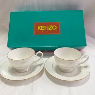 ケンゾー(KENZO)のKENZO ケンゾー ペアーコーヒーセット 白 ホワイト(食器)