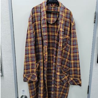 バーバリー(BURBERRY)のヴィンテージ　チェックロングガウン　コットン(その他)