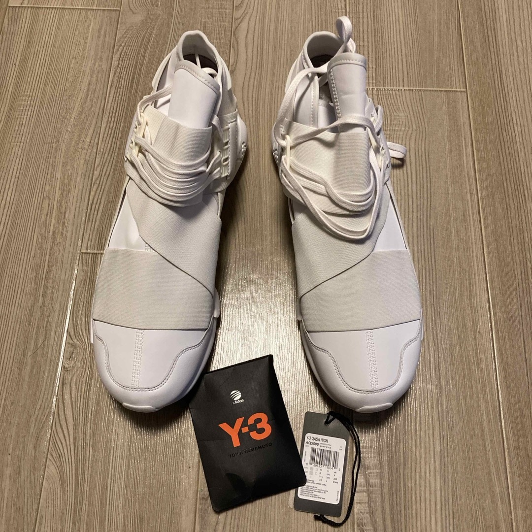 adidas(アディダス)の新品adidas Y-3 QASA HIGH White US11 29.5cm メンズの靴/シューズ(スニーカー)の商品写真