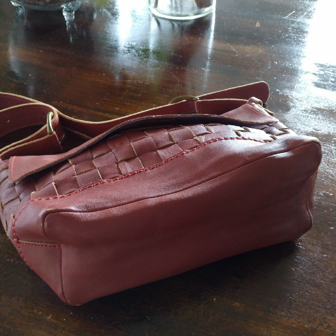 C.I.Lシーアイエル✾本革レザーメッシュショルダーバッグ レディースのバッグ(ショルダーバッグ)の商品写真