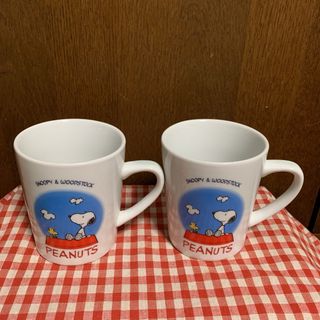 スヌーピー(SNOOPY)のスヌーピー  マグカップ　非売品　２個(ノベルティグッズ)