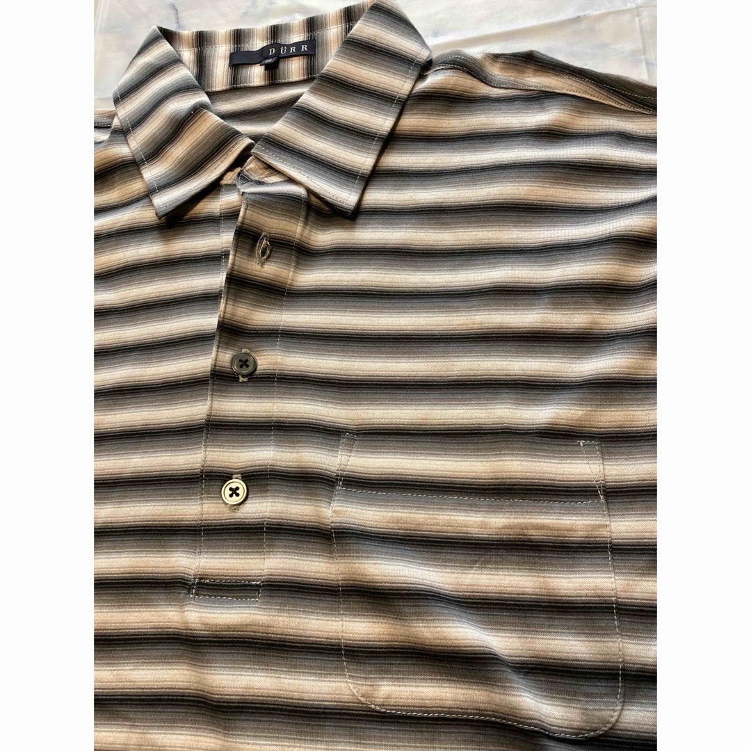 【Durr】Long Sleeve Polo Shirt/M メンズのトップス(ポロシャツ)の商品写真