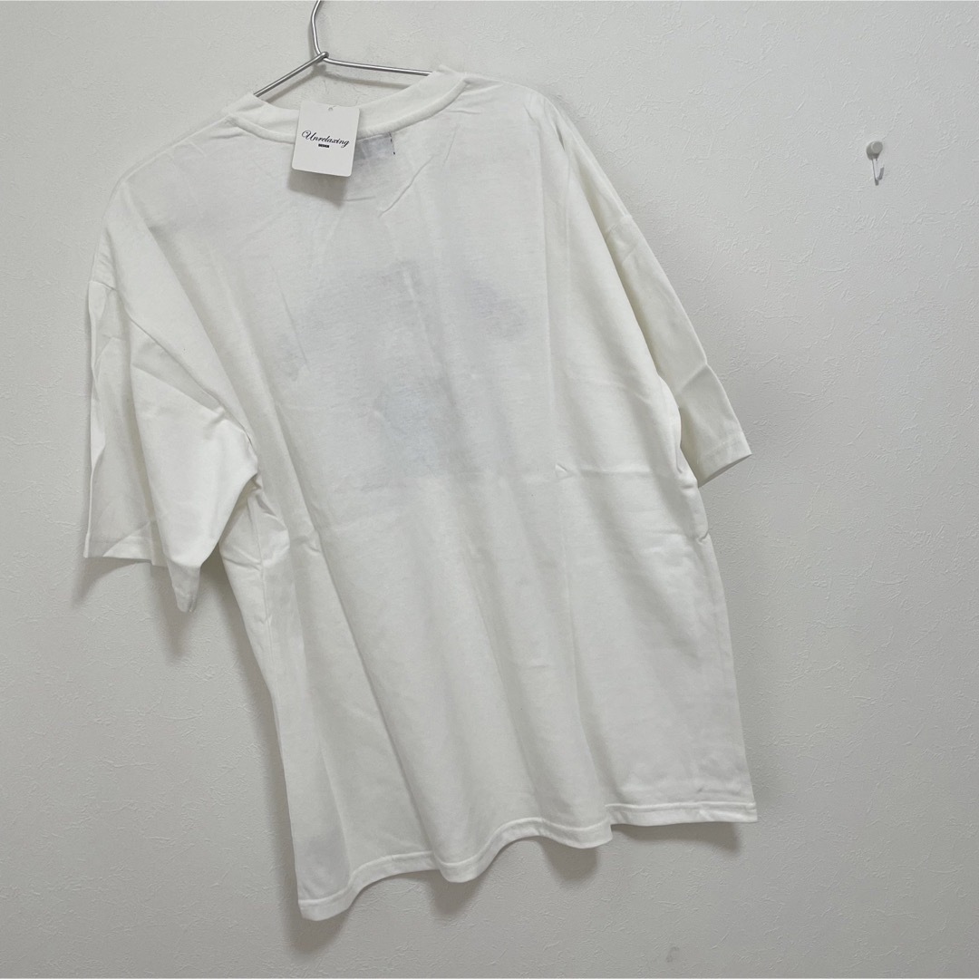 unrelaxing(アンリラクシング)のアンリラクシング オーバーサイズルーズビッグシルエットドロップショルダーTシャツ レディースのトップス(Tシャツ(半袖/袖なし))の商品写真