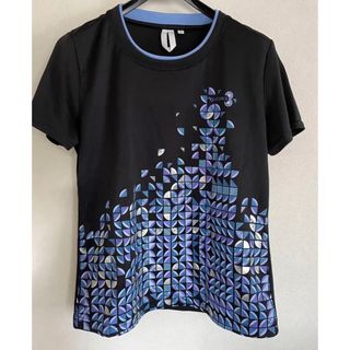 エクセサイズ用　機能的なスポーツTシャツ　L(ウェア)