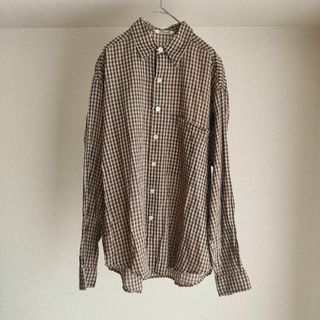 オーラリー(AURALEE)のAURALEE SUPER LIGHT CHECK BIG SHIRTS(シャツ)