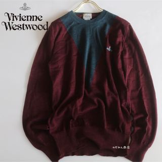 ヴィヴィアンウエストウッド(Vivienne Westwood)の【vivienne westwood】極美品　イタリア製　ウール100%ニット★(ニット/セーター)