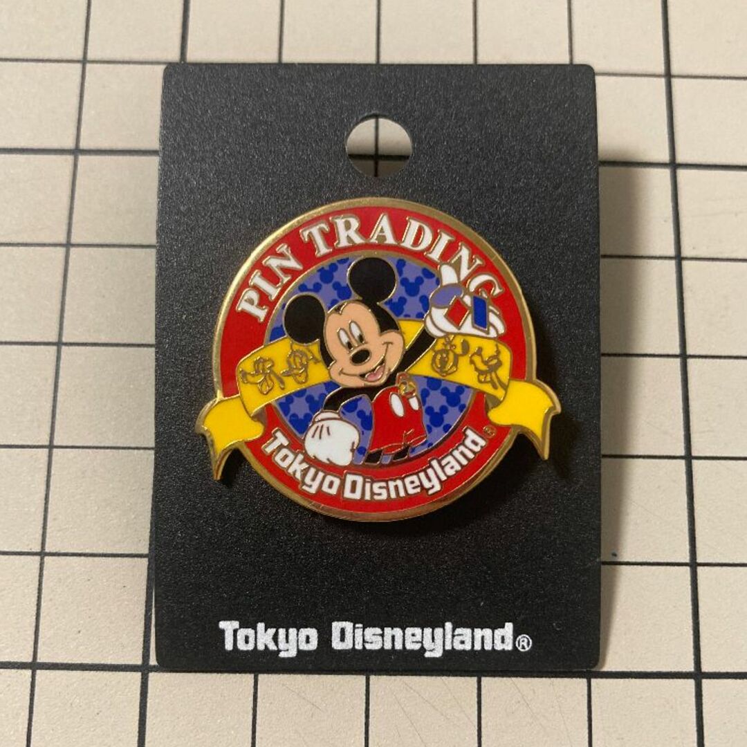 東京ディズニーランド「ピントレーディング」ピンバッジ ミッキーマウス | フリマアプリ ラクマ