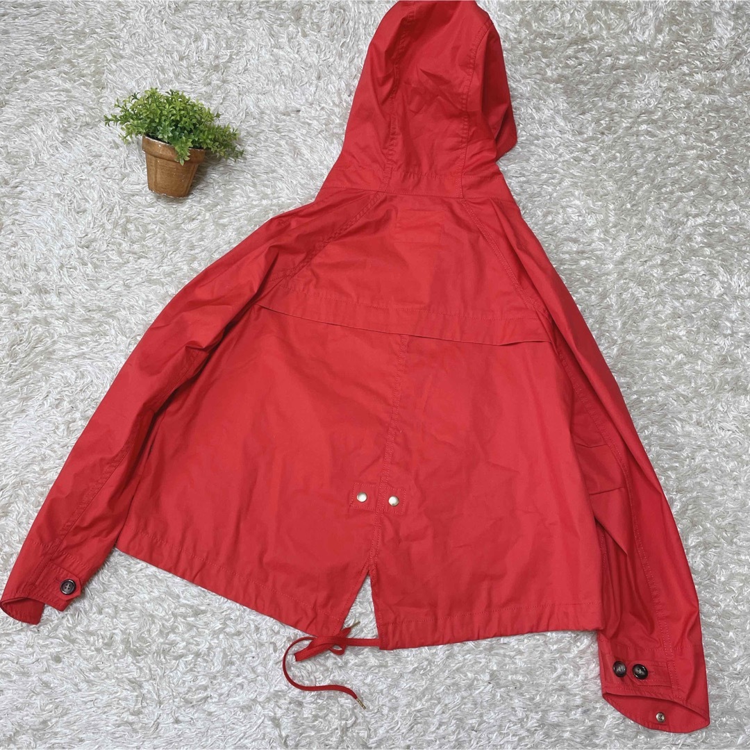 ef-de(エフデ)のエフデ　ef-de アウター　ブルゾン　マウンテンパーカー　レッド　赤 レディースのジャケット/アウター(ブルゾン)の商品写真