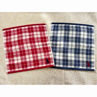 ポロラルフローレン(POLO RALPH LAUREN)のラルフローレン　タオルハンカチ2枚セット(ハンカチ/ポケットチーフ)