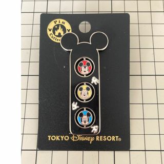 ディズニー(Disney)の東京ディズニーリゾート ミッキー／ミニー マジック 顔回転 ピンバッジ(その他)