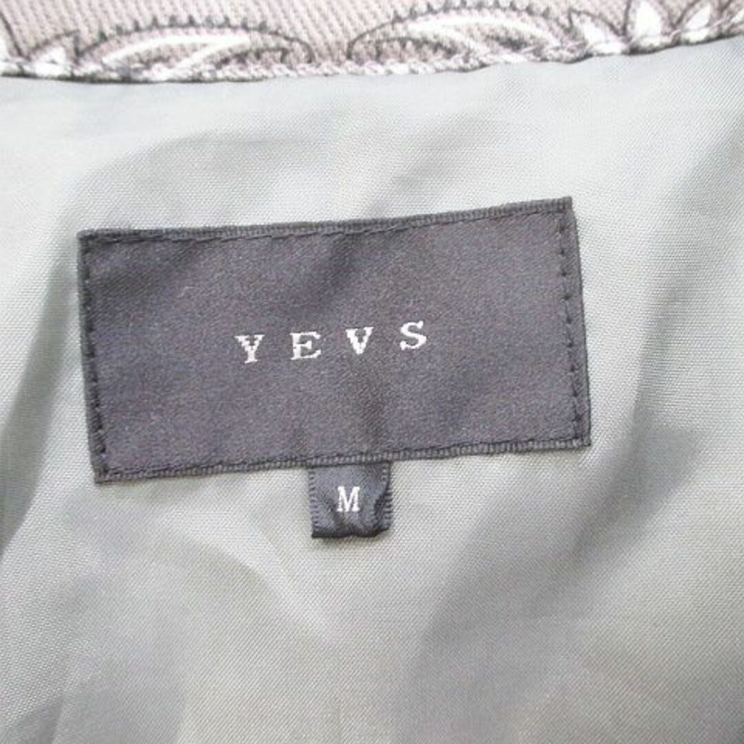 YEVS(イーブス)のYEVS 中綿ジャケット M 灰系 グレー バンダナ柄 総柄 スナップボタン メンズのジャケット/アウター(その他)の商品写真