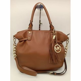 マイケルコース(Michael Kors)のマイケルコース ２WAY ショルダーバッグ レザー フリンジ 美品 中古(ショルダーバッグ)