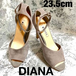 ダイアナ(DIANA)の【状態良好】DIANA　グレースエード　ストラップオープントゥ23㎝(ハイヒール/パンプス)