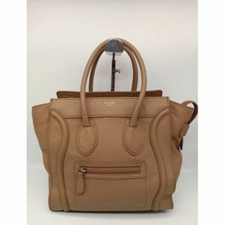 セリーヌ(celine)のセリーヌ CELINE ラゲージミニ ハンドバッグ キャメル 中古(ハンドバッグ)