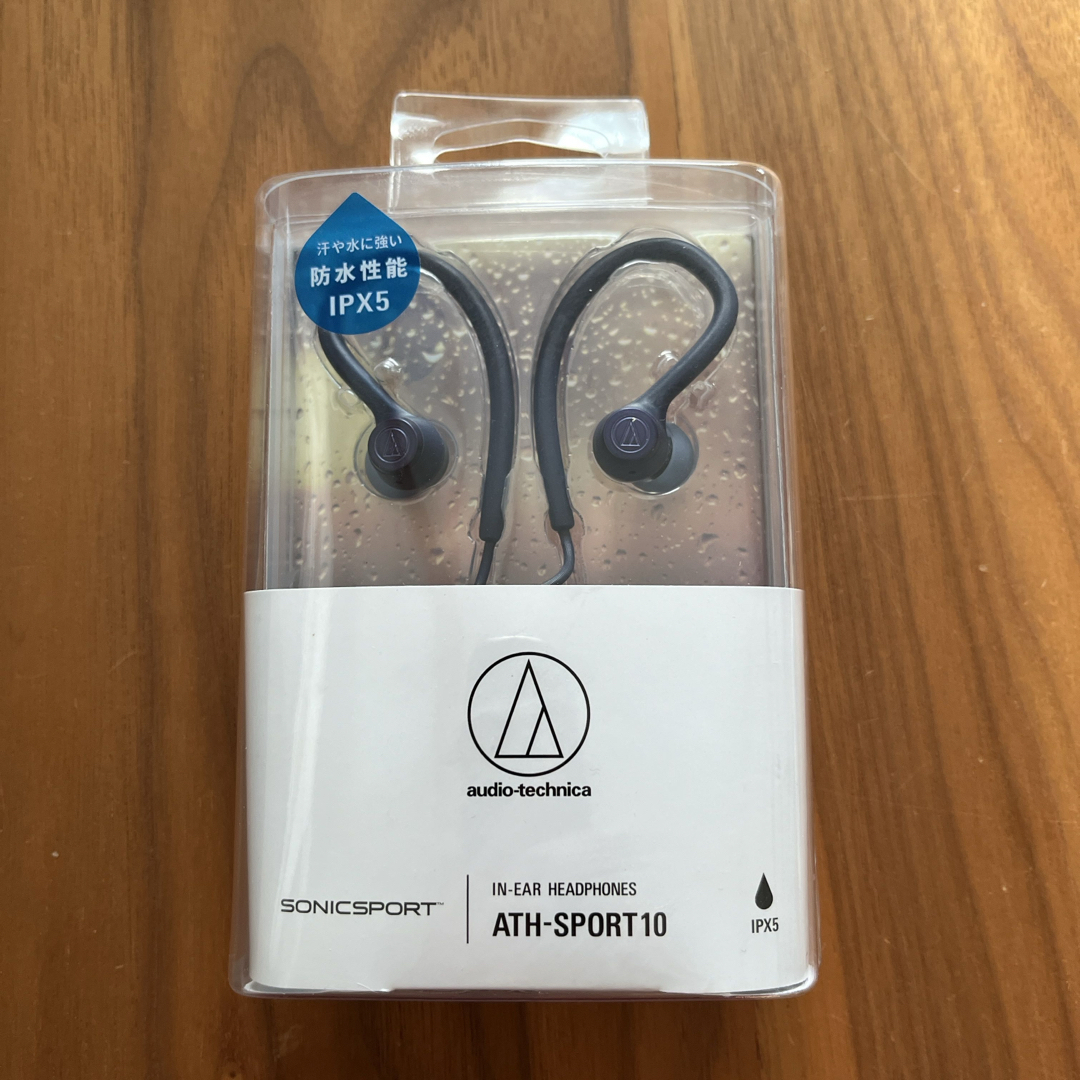 audio-technica(オーディオテクニカ)のaudio-technica インナーイヤーヘッドホン ATH-SPORT10  スマホ/家電/カメラのオーディオ機器(ヘッドフォン/イヤフォン)の商品写真