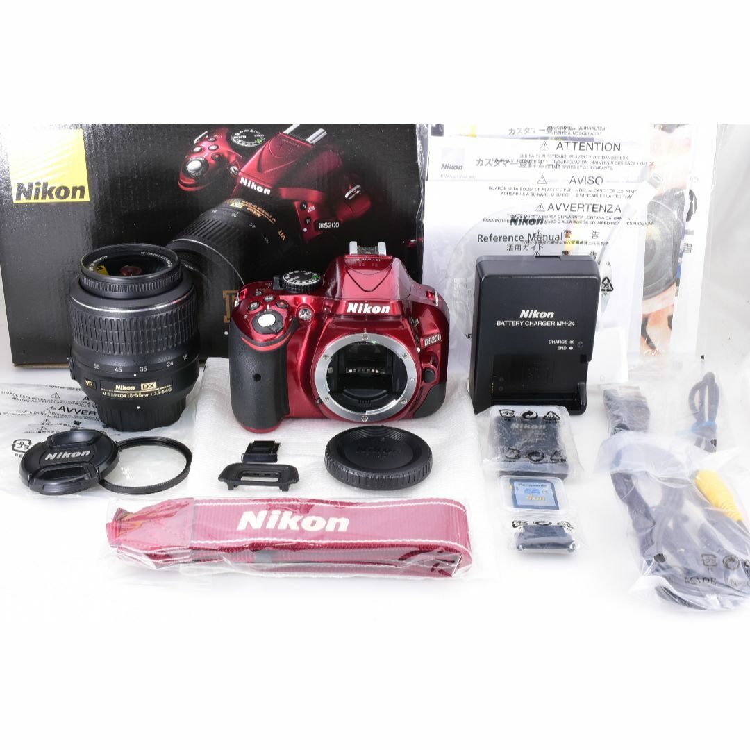 ★可動式液晶★ニコン NIKON D5200 レンズセット