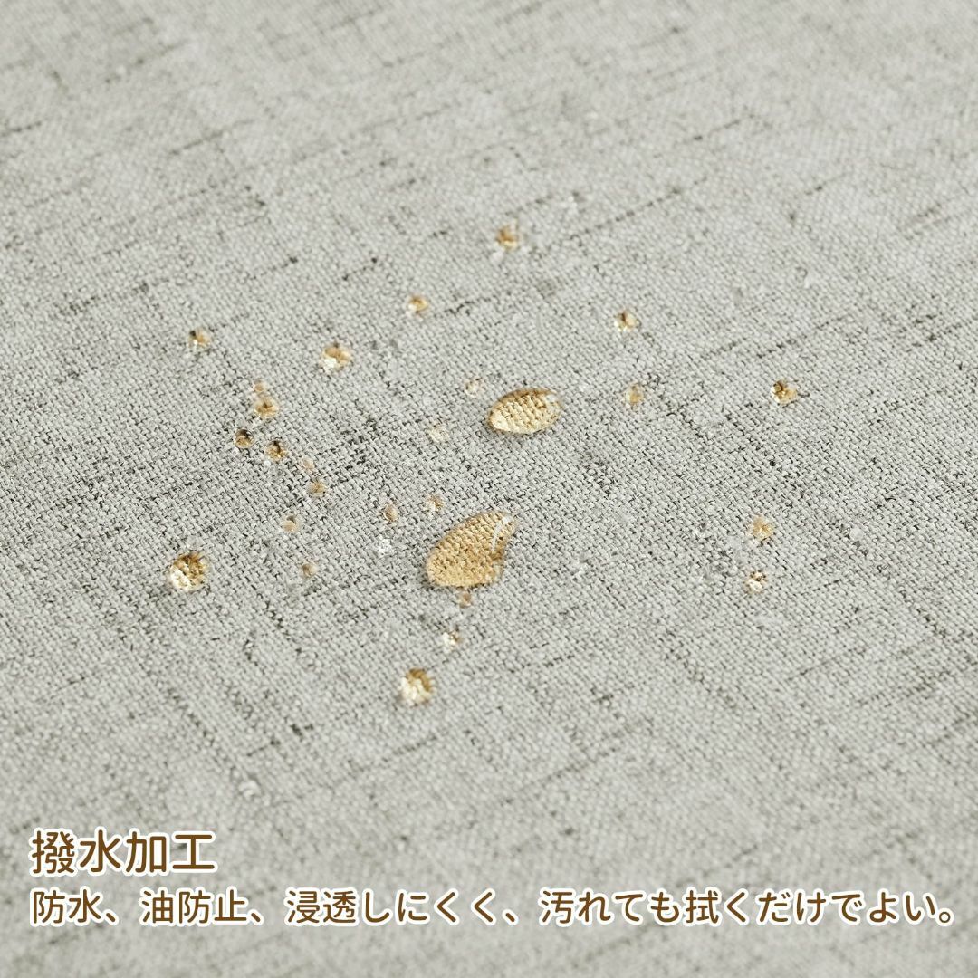 【色: グレー】HOdo Home テーブルクロス テーブルカバー 撥水 防水  インテリア/住まい/日用品のキッチン/食器(その他)の商品写真