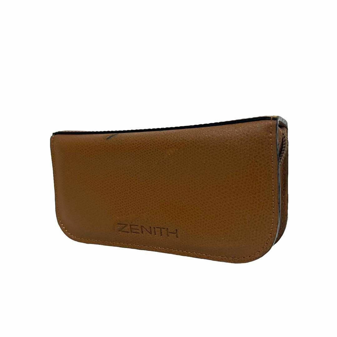ZENITH - zenith ゼニス レザー トラベルケース 2本収納 ブラウン系 w7