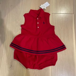 ポロラルフローレン(POLO RALPH LAUREN)の【新品】ラルフローレン　ベビー　ワンピース(ワンピース)