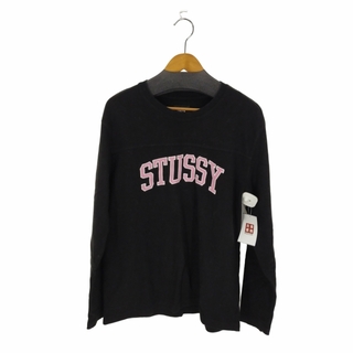 ステューシー(STUSSY)のStussy(ステューシー) 刺繍フットボール クルーネックカットソー メンズ(Tシャツ/カットソー(七分/長袖))