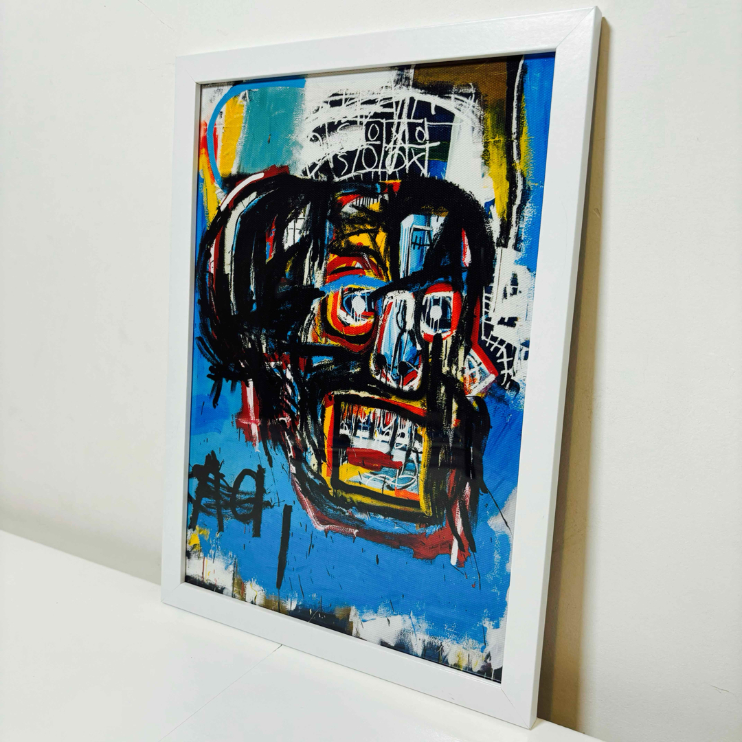 【白額付きポスター】バスキア Basquiat 「無題（1982年）」(新品) ハンドメイドのインテリア/家具(アート/写真)の商品写真