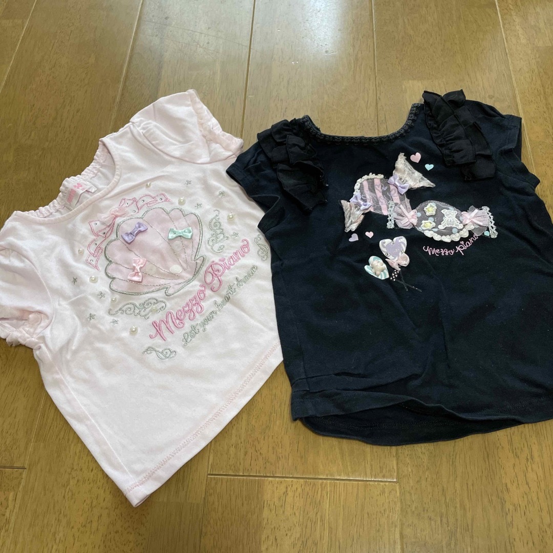 mezzo piano(メゾピアノ)のメゾピアノ　Tシャツ キッズ/ベビー/マタニティのキッズ服女の子用(90cm~)(Tシャツ/カットソー)の商品写真