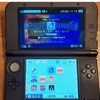3DSLL ポケモンバンク ポケムーバー カセット多数(携帯用ゲーム機本体)
