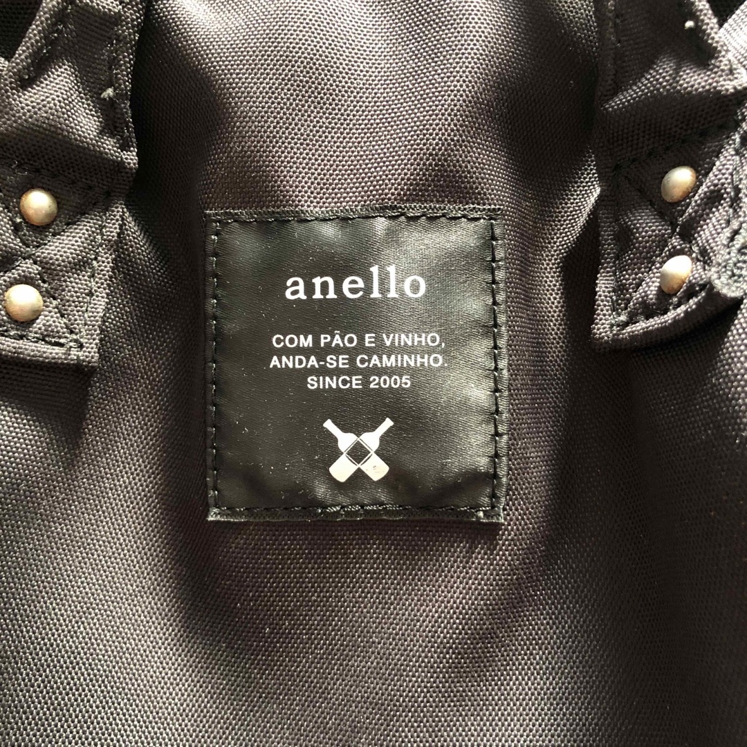 anello(アネロ)のanelloリュック　ブラック レディースのバッグ(リュック/バックパック)の商品写真