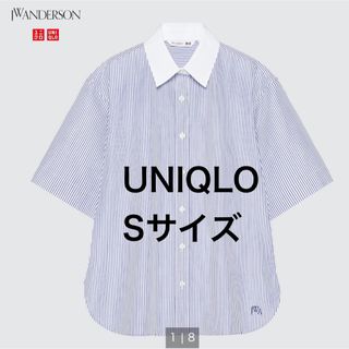 ジェイダブリューアンダーソン(J.W.ANDERSON)のUNIQLO✖️JW ANDERSON ストライプリラックスシャツ（半袖）(シャツ/ブラウス(長袖/七分))