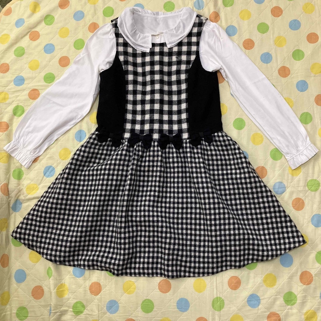 kumikyoku（組曲）(クミキョク)のクミキョク　ワンピースとブラウス　140〜150 キッズ/ベビー/マタニティのキッズ服女の子用(90cm~)(ワンピース)の商品写真