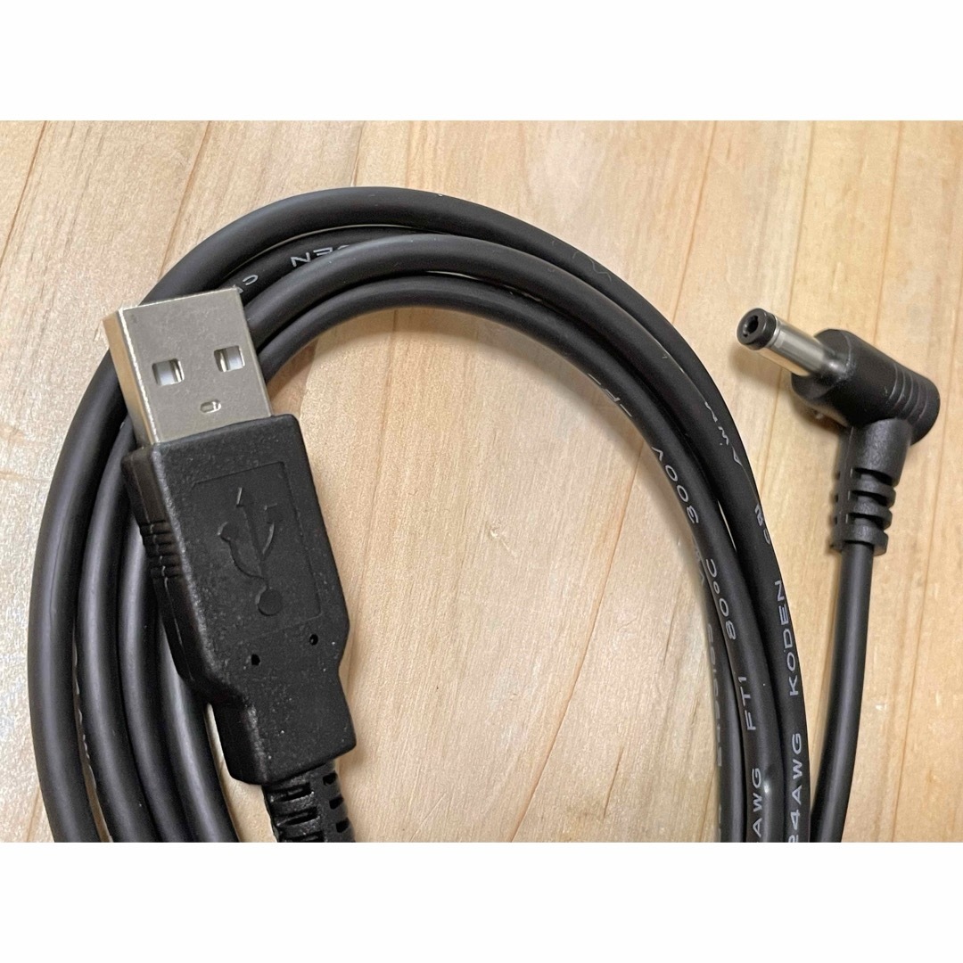 カモン電源供給ケーブル USB-DCジャック(外径4.75φ/内径1.7φ) スマホ/家電/カメラのPC/タブレット(PC周辺機器)の商品写真