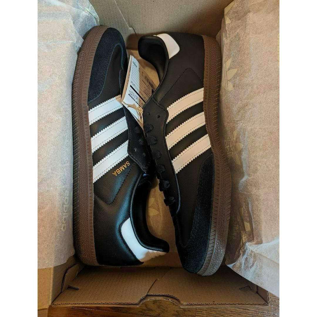 adidas(アディダス)のsamba og 新品 未使用 タグ付き 27 黒 ブラック BLACK メンズの靴/シューズ(スニーカー)の商品写真