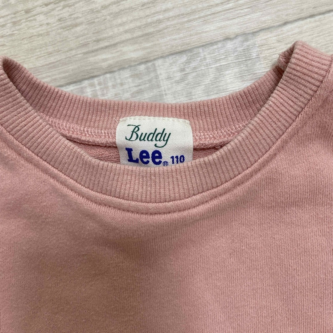 Lee(リー)のLee トレーナー ピンク 120cm キッズ/ベビー/マタニティのキッズ服女の子用(90cm~)(Tシャツ/カットソー)の商品写真