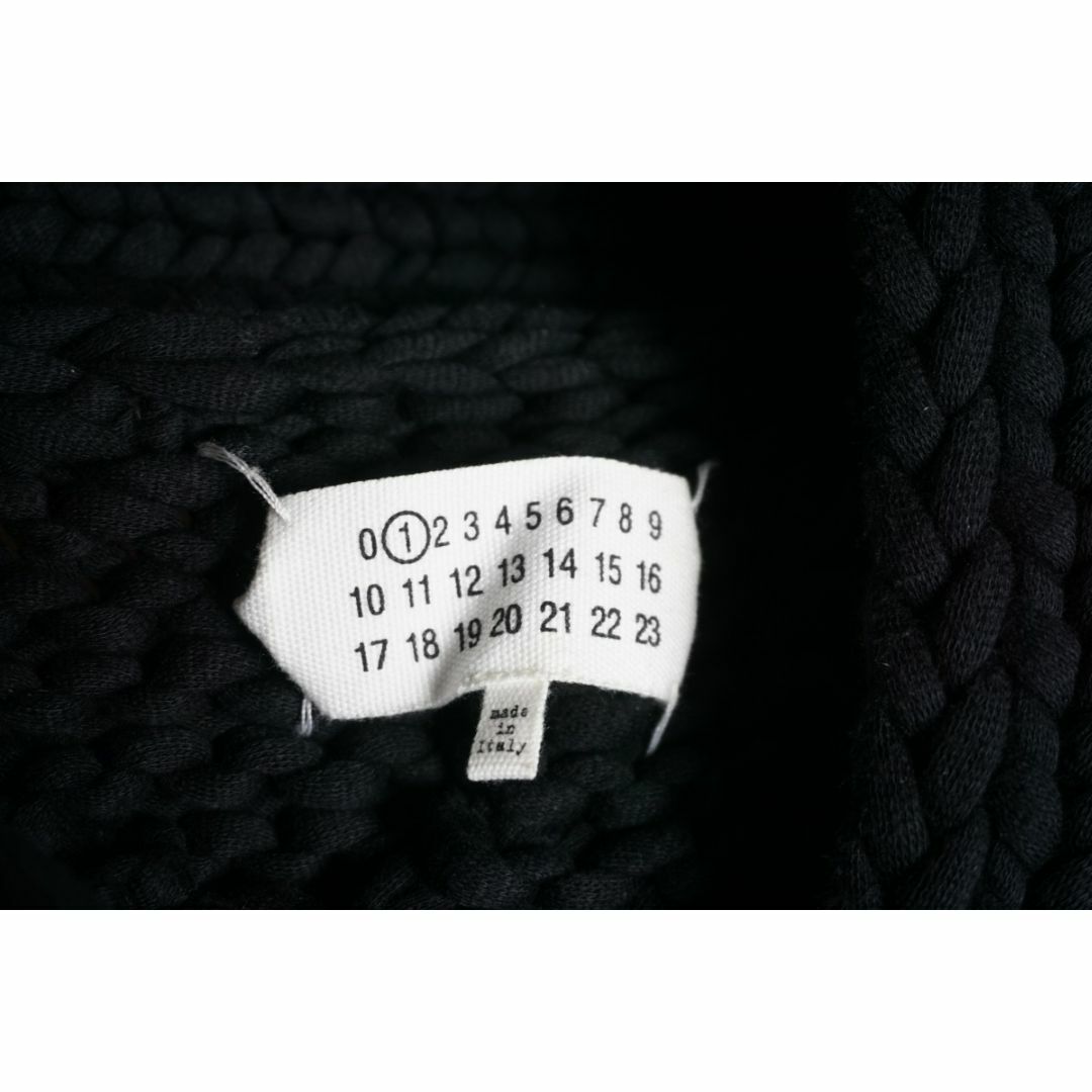 Maison Martin Margiela(マルタンマルジェラ)の美品 12SS マルジェラ ドライバーズ ジャケット 本人期 XS黒1226N▲ レディースのトップス(ニット/セーター)の商品写真