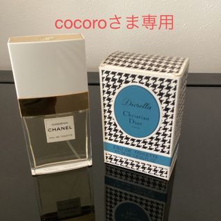 クリスチャンディオール(Christian Dior)の使いかけ…ディオレラ54ml ボトル箱付&シャネル ガーデニア 35mlスプレー(香水(女性用))