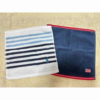 ポロラルフローレン(POLO RALPH LAUREN)のラルフローレン　タオルハンカチ2枚セット(ハンカチ/ポケットチーフ)