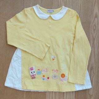 ミキハウス(mikihouse)のMIKI HOUSE(ミキハウス)　うさこちゃん　レース　カットソー　120㎝(Tシャツ/カットソー)