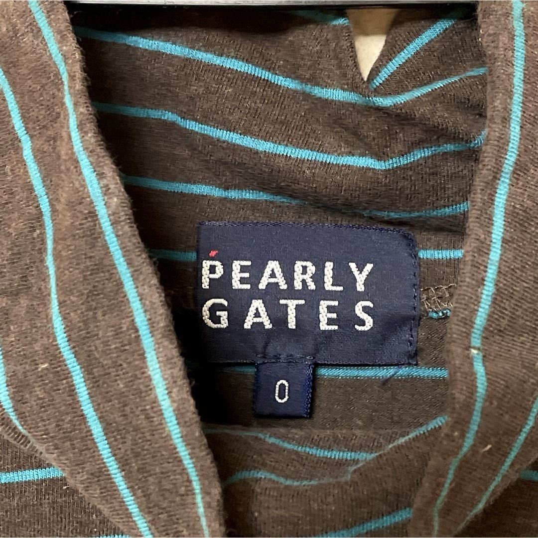 PEARLY GATES(パーリーゲイツ)の【PEARLY GATES】パーリーゲイツ  レディース 長袖モックネック　0 スポーツ/アウトドアのゴルフ(ウエア)の商品写真