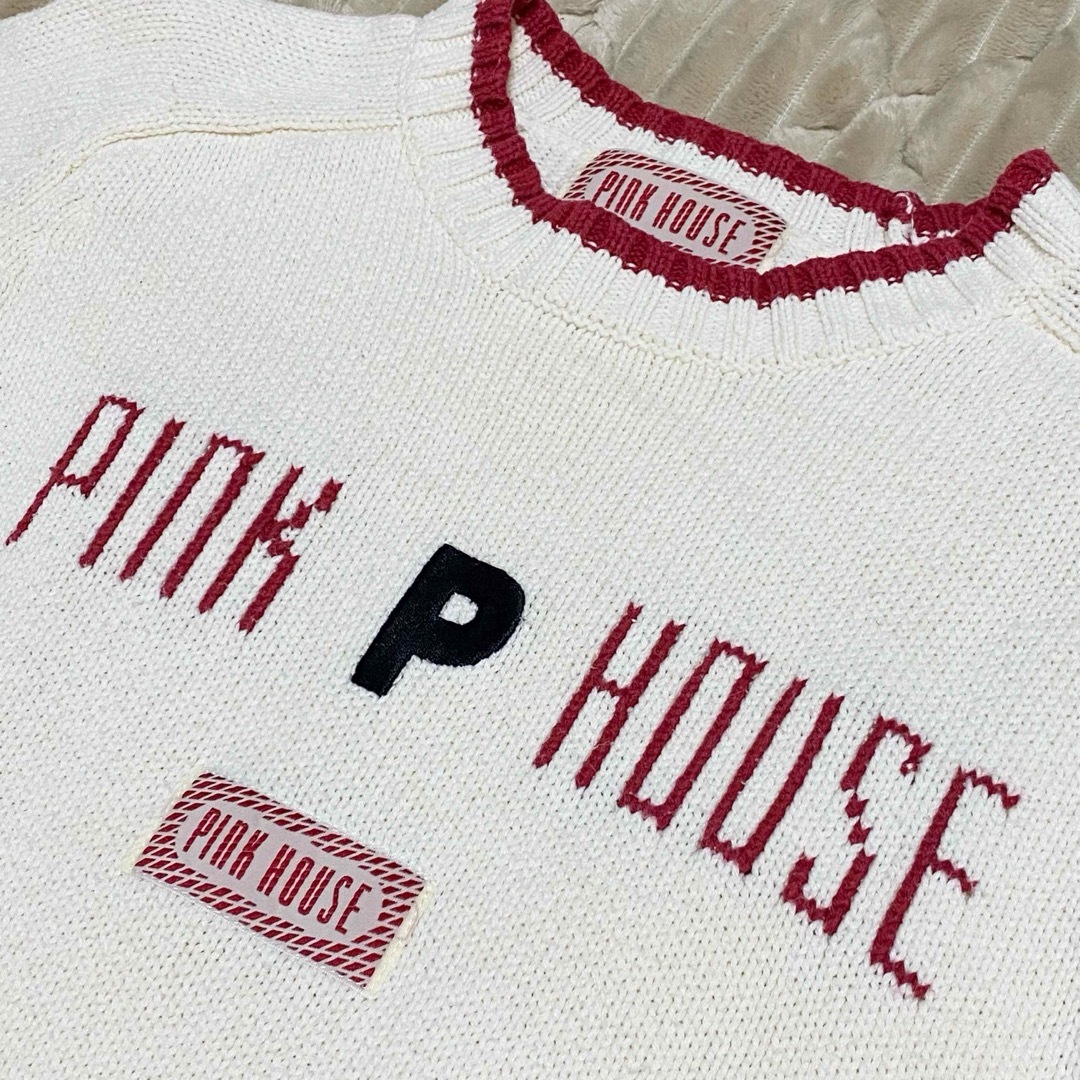 PINK HOUSE(ピンクハウス)のピンクハウス ＊ ロゴ ニット セーター レディースのトップス(ニット/セーター)の商品写真