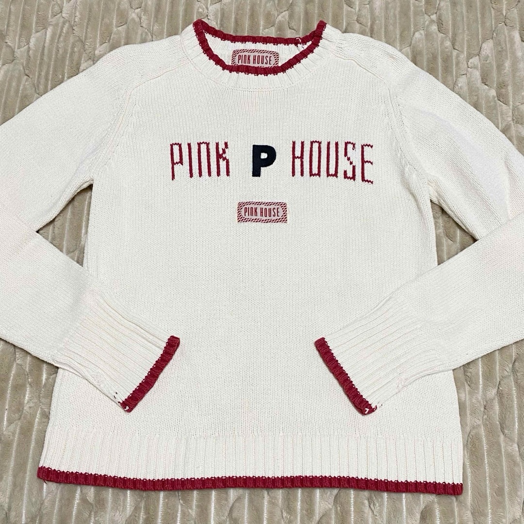 PINK HOUSE(ピンクハウス)のピンクハウス ＊ ロゴ ニット セーター レディースのトップス(ニット/セーター)の商品写真