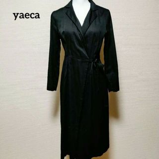 ヤエカ(YAECA)のヤエカ yaeca シルク混 カシュクール ロングコート(ロングコート)