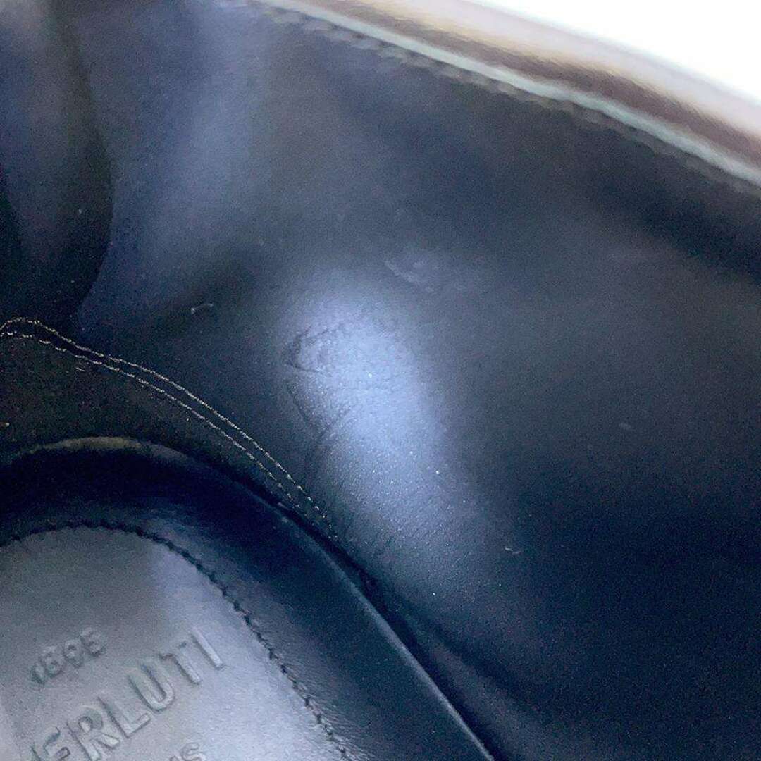 Berluti(ベルルッティ)のベルルッティ ブーツ レザー メンズサイズ9 S5655-001 Berluti 靴 黒 アウトレット品 メンズの靴/シューズ(ブーツ)の商品写真