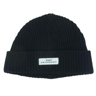 ダブルタップス(W)taps)のWTAPS ダブルタップス 20AW 202MADT-HT01 BEANIE WOAC ビーニー ニットキャップ ブラック系 00【中古】(ニット帽/ビーニー)